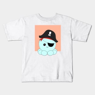 Pirate Octopus Kids T-Shirt